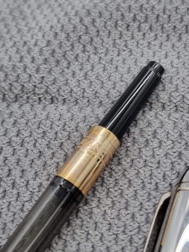 Montblanc 144 Solitaire Doue Steel Cap Fountain Pen - 18k Medium Nib - Image 7